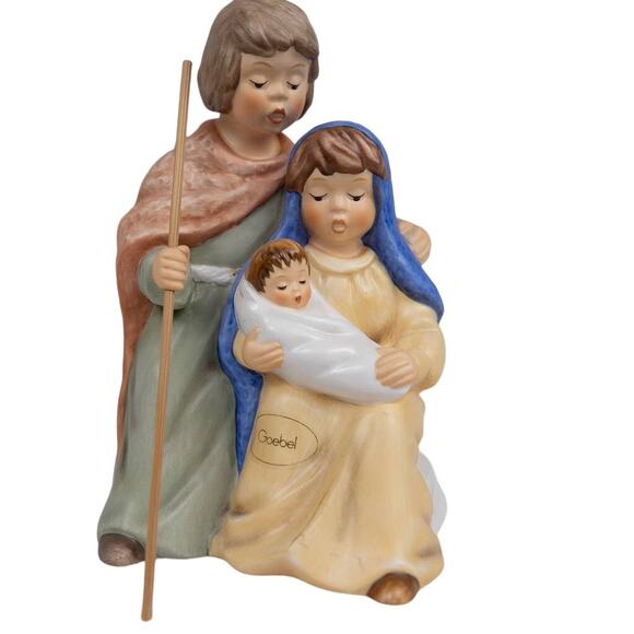 Goebel Holy Family Mary, Joseph and Baby Porcelain Figurine, - Picture 1 of 5